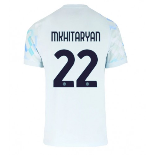 Pánský Fotbalový dres Inter Milan Henrikh Mkhitaryan #22 2025-26 Venkovní Krátký Rukáv